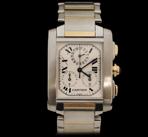 Cartier tank francaise - tank, combi