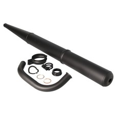 Simson S50 S51 S53 S61 S70 S80 Auspuff-Set keramikbeschichtet schwarz matt kompl