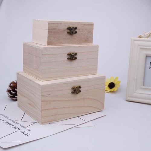 Holzkiste aus kiefer natur - kiefer,