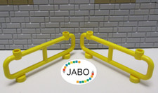 (F11/1/2) Lego 2x 2486 Zaun / Absperrung gelb 6399 6554 7905 7249 4207 7734