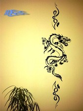 Wandtattoo Drache 7 Tribal