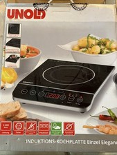 Unold Einzel-Induktionskochplatte - Schwarz/Edelstahl (58105)