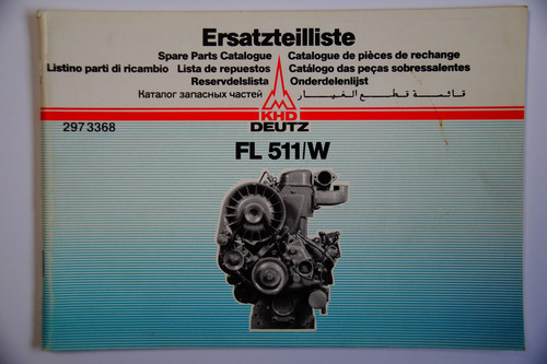 Ersatzteilliste deutz motor - deutz,