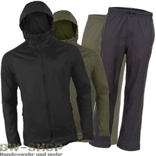 HIGHLANDER STOW & GO SET REGENJACKE + REGENHOSE ARMY BW NÄSSESCHUTZ JACKE + HOSE