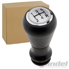 5-GANG SCHALTKNAUF SCHWARZ CHROM passend für PEUGEOT 206 207 306 307 406 407