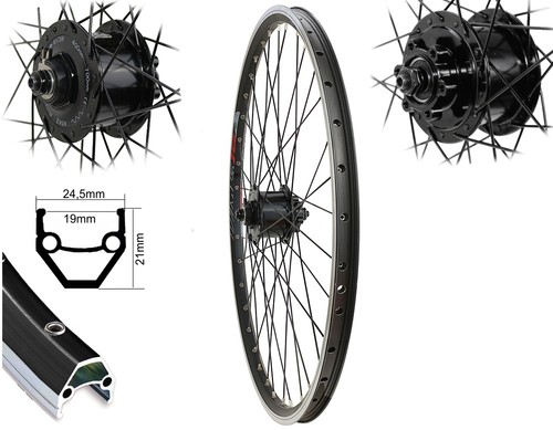 Vorderrad mtb nabendynamo - mtb, 26"