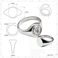 Massiver Sterlingsilber