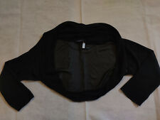 MARIPOSA schöer leichter Blusenbolero schwarz Gr. L TOP KB1221