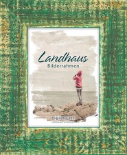 Landhaus Bilderrahmen Holz Vintage Shabby Chic Rustikal alt Fotorahmen Retro