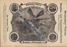 BOCHUM Werbung 1911, Bochumer Verein Bergbau-Guss-Stahl-Fabrikation Schiff Eisen