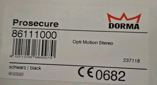 Dorma prosecure opti motion - prosecure,