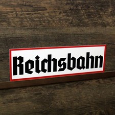 Schild Reichsbahn Wegweiser
