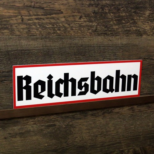 Schild reichsbahn wegweiser - schild,