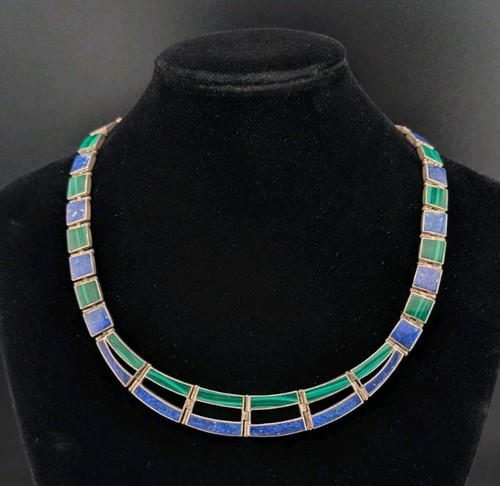 Collier kette lapislazuli - collier,