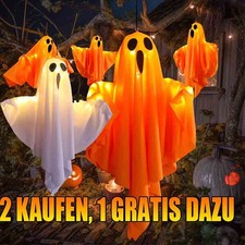 Geister Windsack Halloween Deko Hängende Gruselige mit LED Licht Hängende Party
