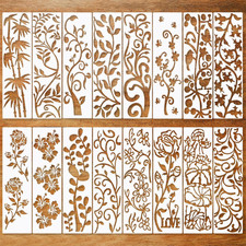 Ranke blumen schablonen rand - ranke,