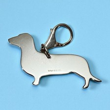 Tiffany & Co. Dackel Silber 925 Taschenanhänger Schlüsselanhänger Keychain T1