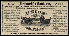 Alte Reklame Werbung1887