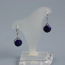 Saphir Ohrhänger Brisur 925