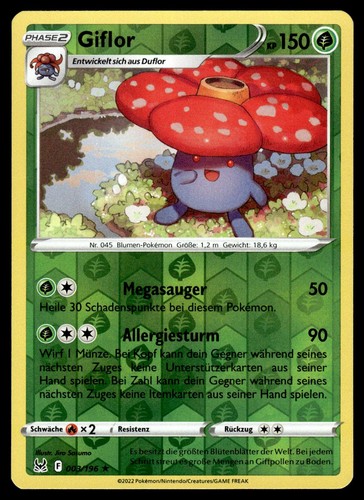 Giflor 003 196 holo - 003/196, lost