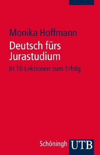 Deutsch fürs jurastudium buch - deutsch,