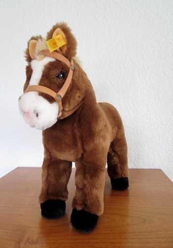 Steiff kuscheltier pferd braun - steiff,