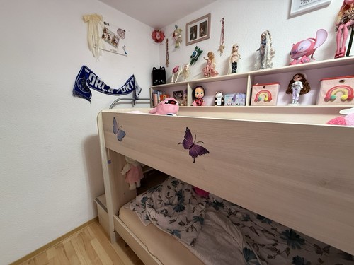 Kinder hochbett beige - kinder-hochbett,