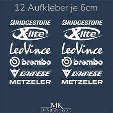 Sponsoren Aufkleber Motorrad