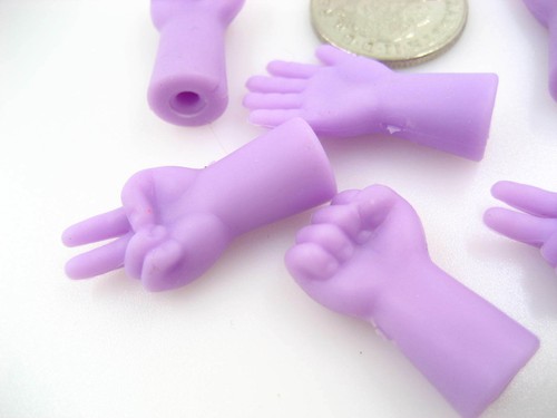 Lila stricknadeln - lila,