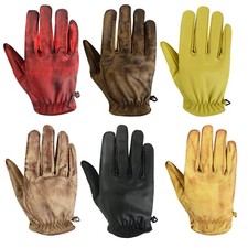 Autofahrer Handschuhe Auto Fahrerhandschuhe Vintage Retro Lammleder Leder Braun