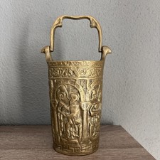 Alter Weihwasser Eimer Messing