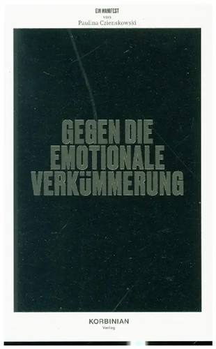 Manifest gegen die emotionale
