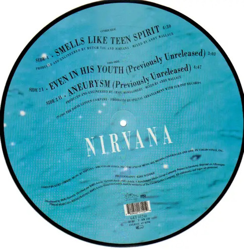 Picture disc nirvana smells - disc,