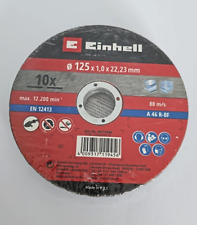 Einhell Winkelschleifer-Trennscheibe-Set 10 Trennschei. dünn 125x1,0