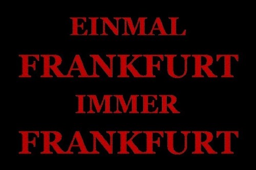 Aufnäher einmal frankfurt - einmal,