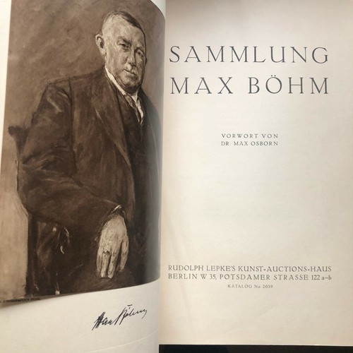 Sammlung max bohm vorwort von - sammlung,