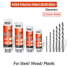 HSS Mini- Bohrer-Satz. 0,5-4,0mm passend für Dremel Modellbau Spiralbohrer
