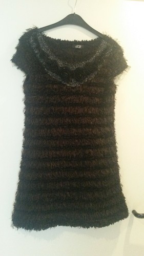 Kleid long pullover strick - long,