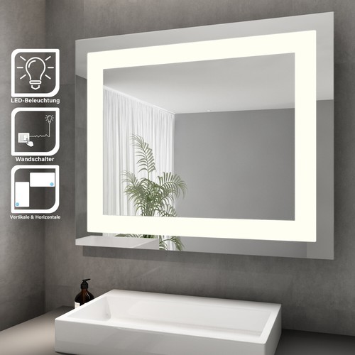 Led wandspiegel badspiegel - led,