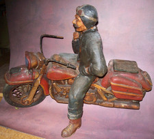 Harley davidson vintage biker - harley,