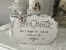 Shabby Dekoboard Bild Schild Vintage Landhaus Brocante Aufhänger LandhausFrench