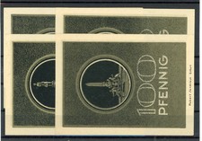 Erfurt 4 Scheine Notgeld /