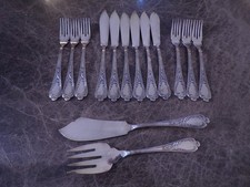 Elegantes Silberbesteck Rokoko