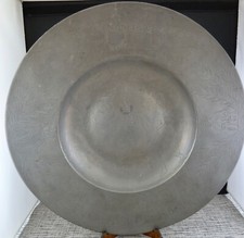 Zinnteller antik Taufe