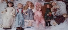 Dachbodenfund 8 Sammlerpuppen Verschiedene Modelle für Liebhaberin