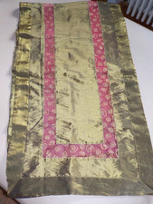 Tischläufer olivgrün gold