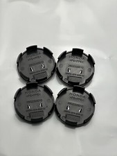 4 Stück Honda Felgenkappen Nabendeckel 69mm Nabenkappen Schwarz im Sport Design