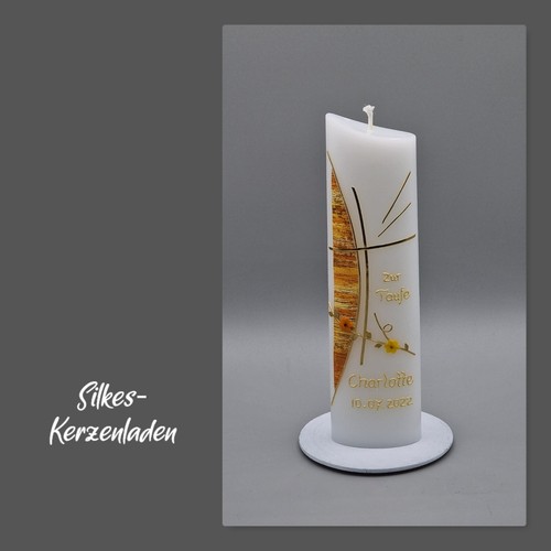 Besondere taufkerze inkl - taufkerze,