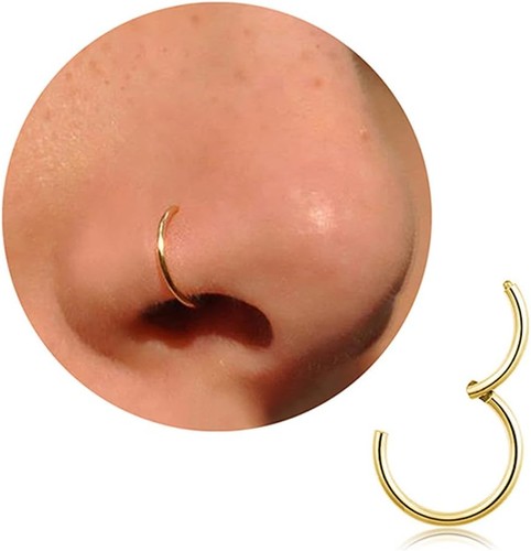 Nasenring gold silber dünn - nasenring,