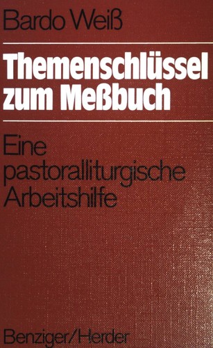 Themenschlüssel zum messbuch - themenschlüssel,